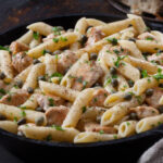 Penne with alfredo sauce