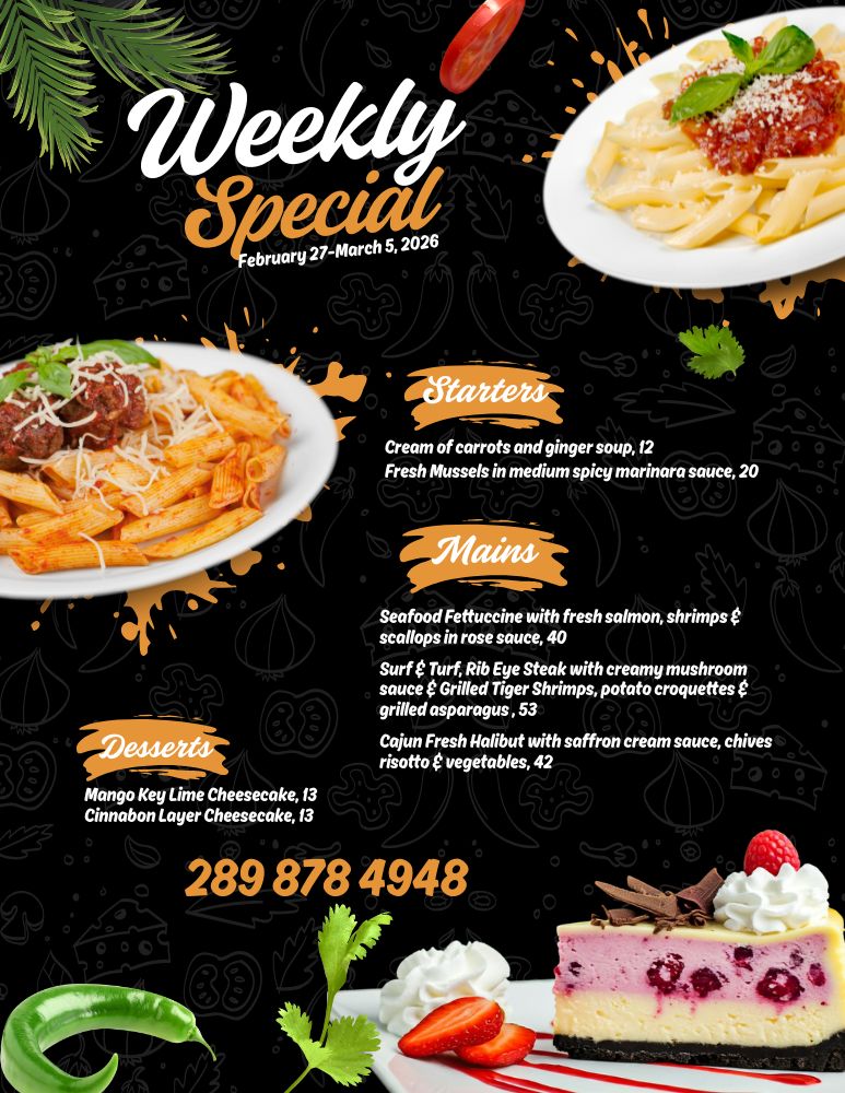 Dinner Special 2-27-3-5