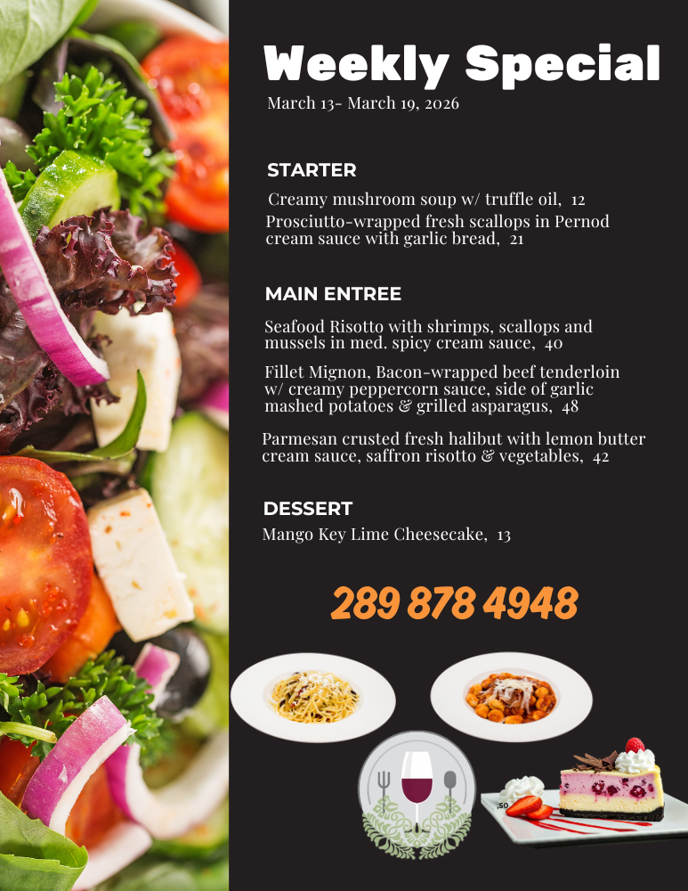 Dinner Special march 13