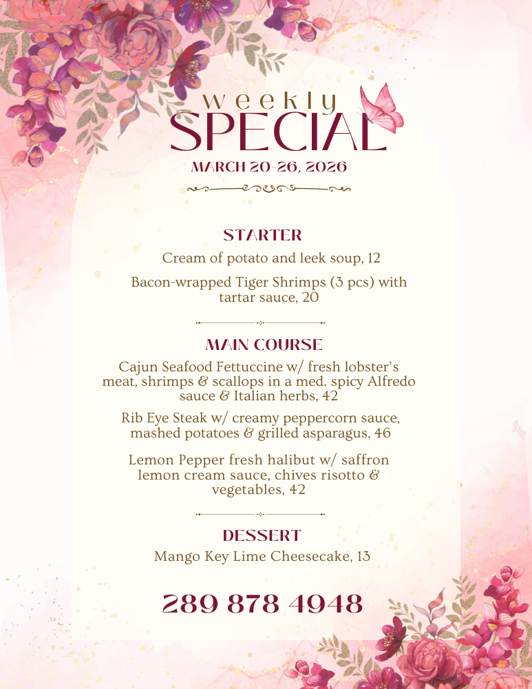 Weekly Special March 20