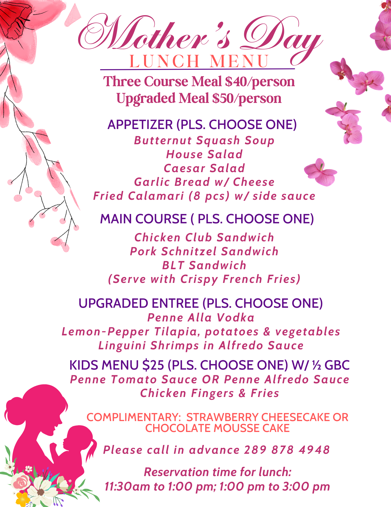 Lunch menu mothers day 2026 (1)
